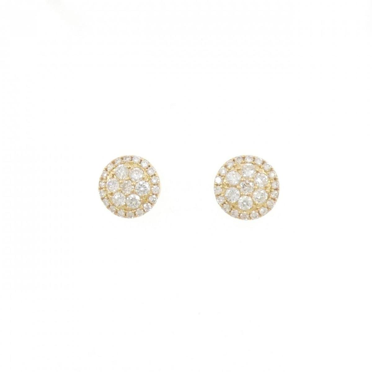 【リメイク】K18YG ダイヤモンド ピアス 0.60CT【中古】|KOMEHYO ONLINESTORE 店