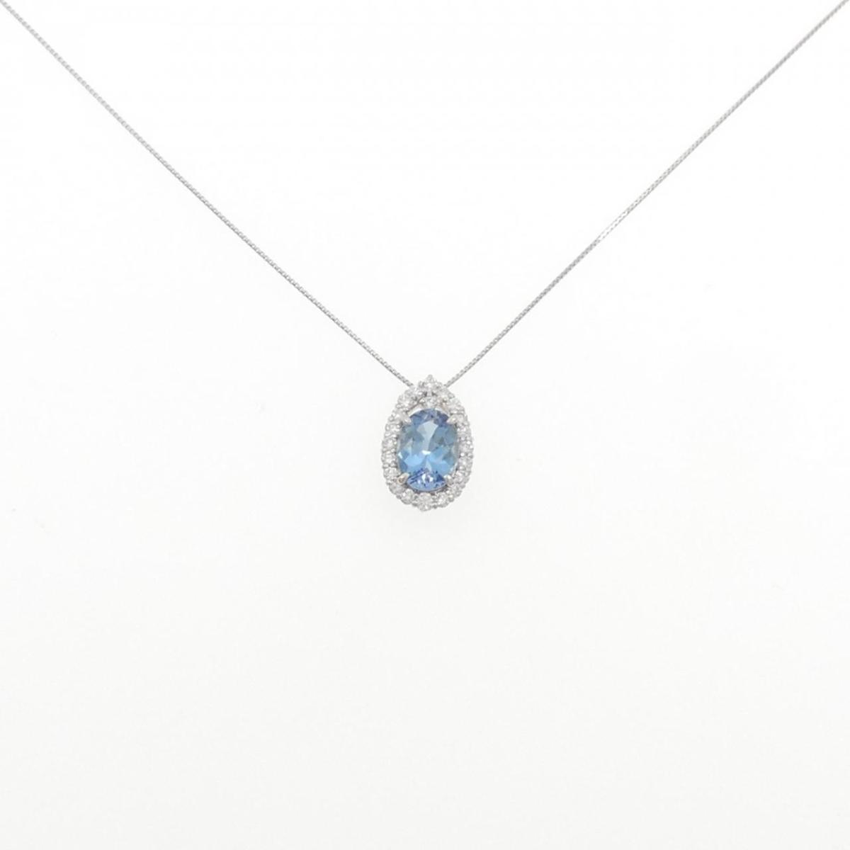 PT900/PT850 アクアマリン ネックレス 1.30CT【中古】｜KOMEHYO ONLINESTORE 店