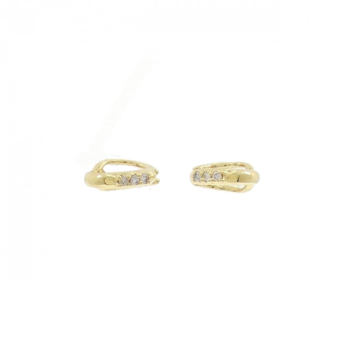 K18YG ダイヤモンド イヤーカフ 0.10CT【中古】