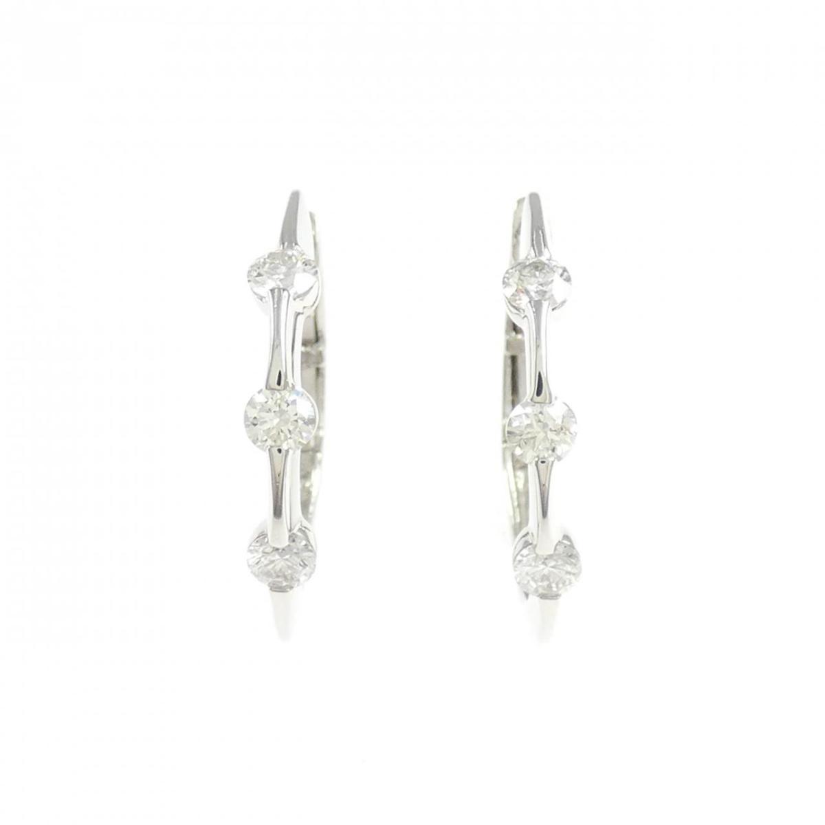 PT900 ダイヤモンド ピアス 0.50CT【中古】|KOMEHYO ONLINESTORE 店