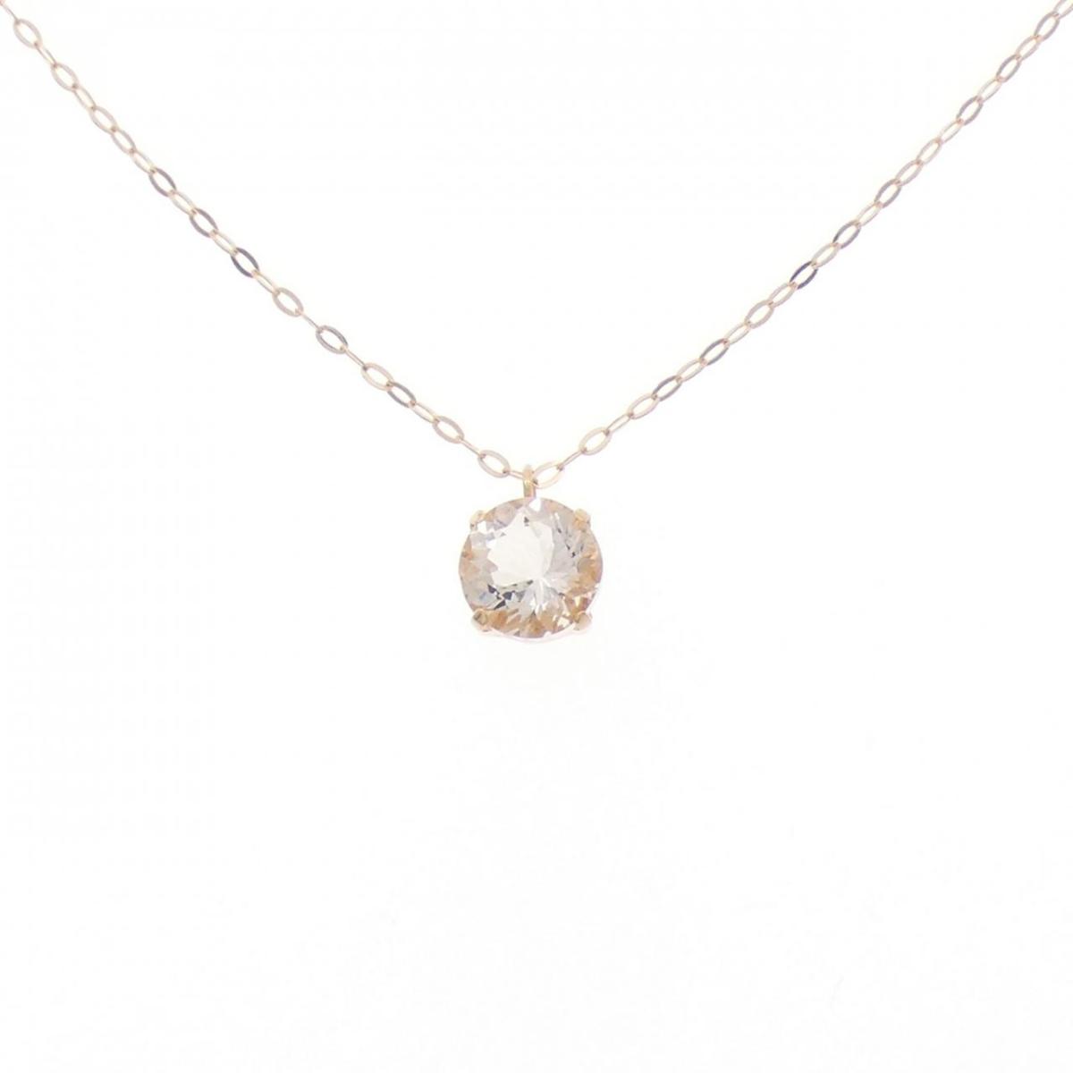 K18PG ベリル ネックレス 0.60CT【中古】