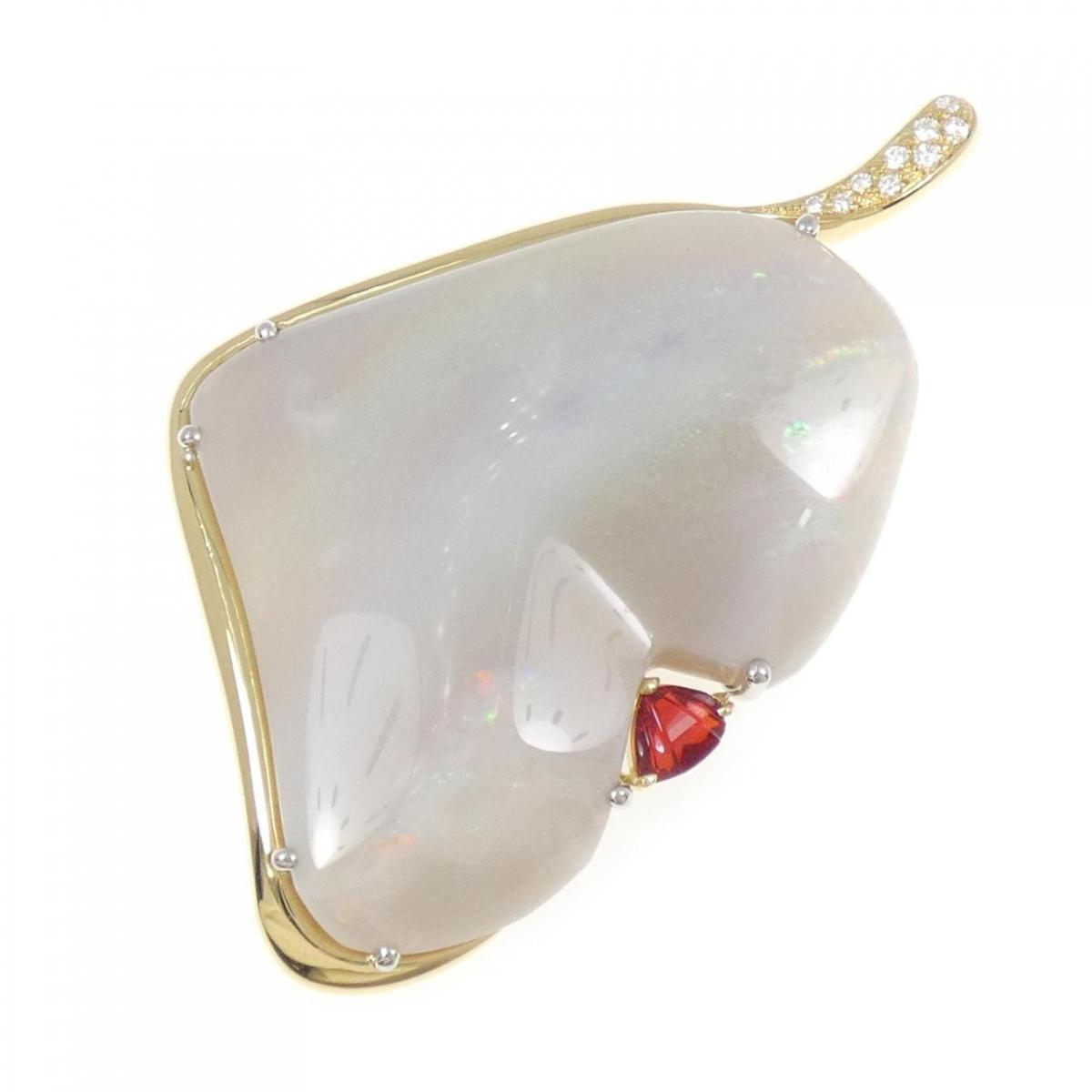 K18YG/PT900 オパール ペンダント 212.89CT【中古】|KOMEHYO ONLINESTORE 店