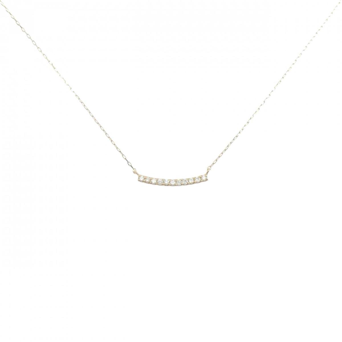 【リメイク】K18YG ダイヤモンド ネックレス 0.10CT【中古】｜KOMEHYO ONLINESTORE 店 36,140円