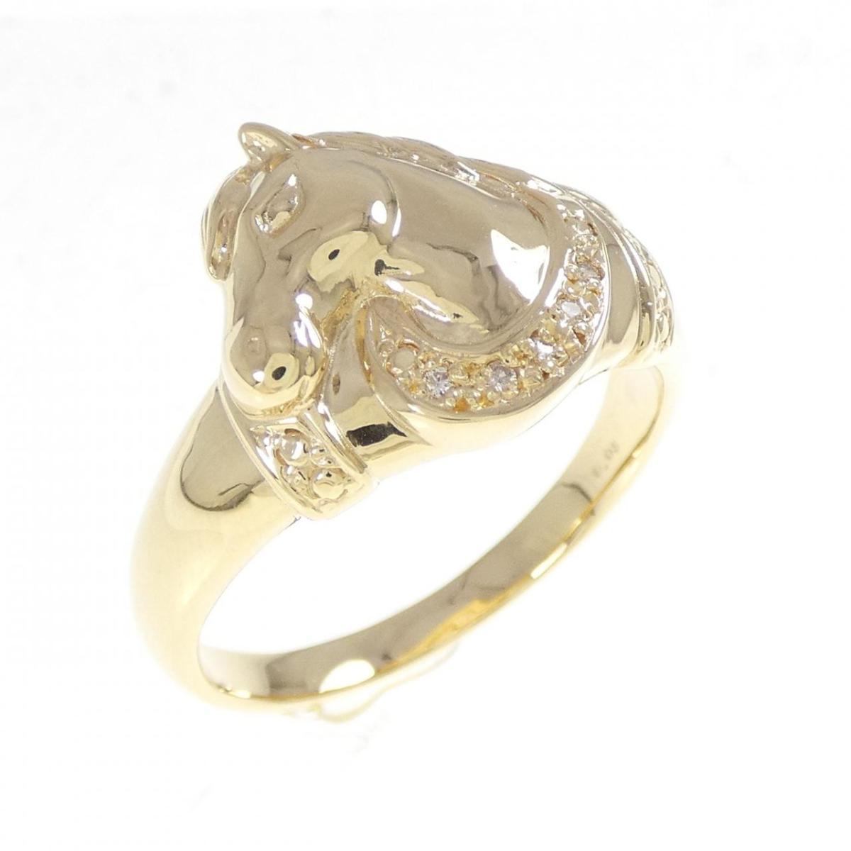 【新品】K18YG ホース ダイヤモンド リング 0.03CT【新品】|KOMEHYO ONLINESTORE 店