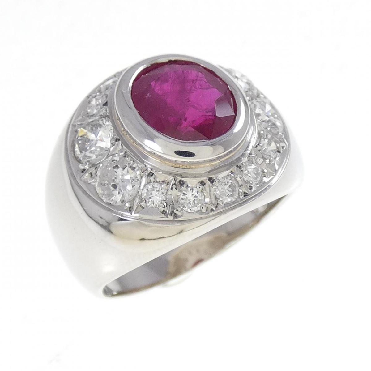 PT900 ルビー リング 2.50CT【中古】 225,270円