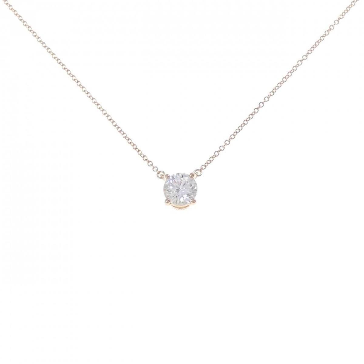 ティファニー ソリティア ネックレス 1.00CT D VS2 3EXT【中古】