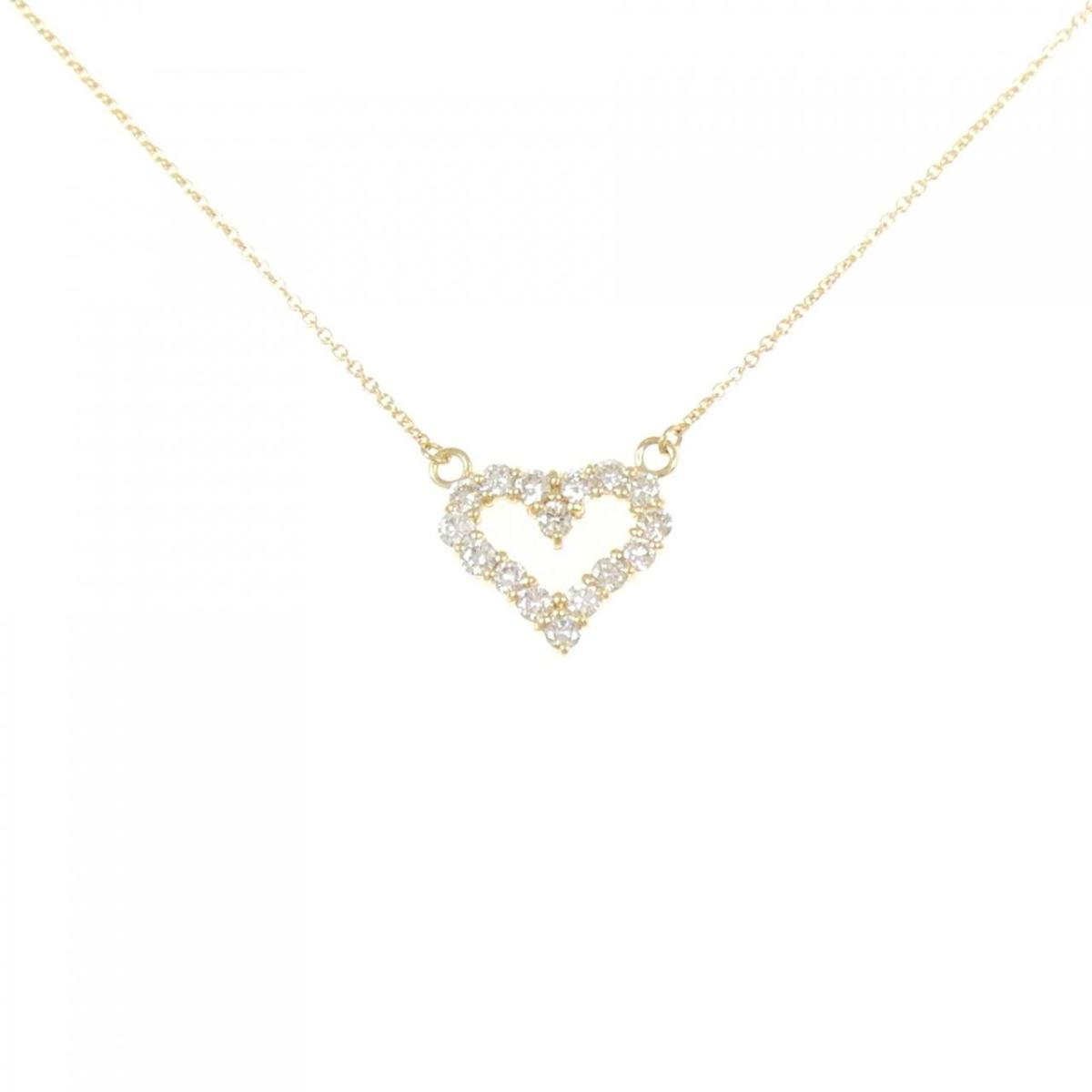 K18YG ハート ダイヤモンド ネックレス 0.52CT【中古】｜KOMEHYO ONLINESTORE 店
