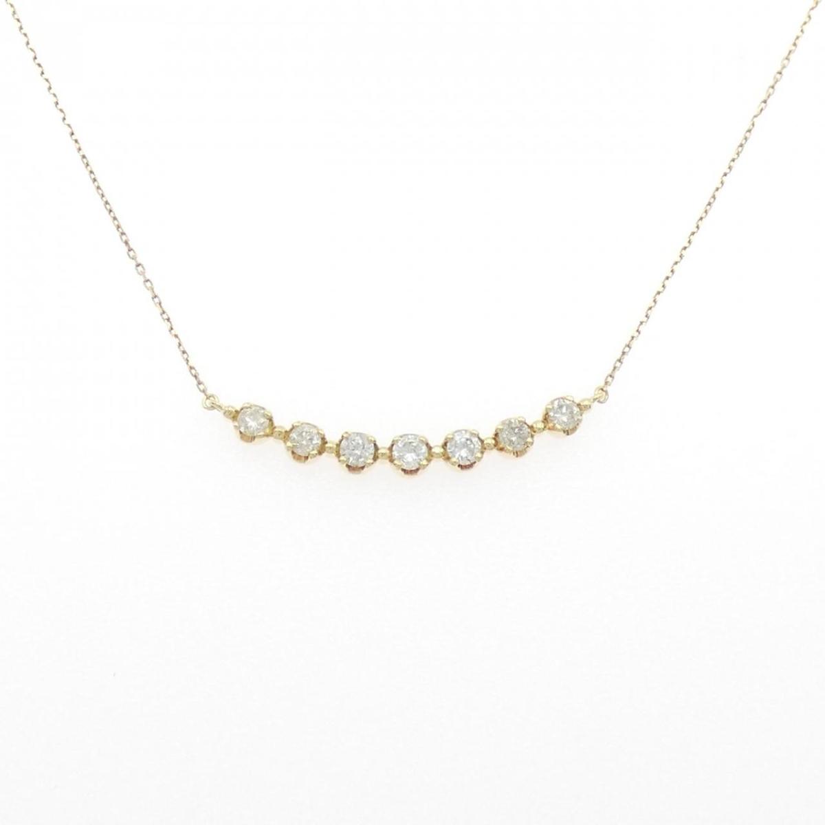 K18YG ダイヤモンド ネックレス 0.30CT【中古】 45,360円