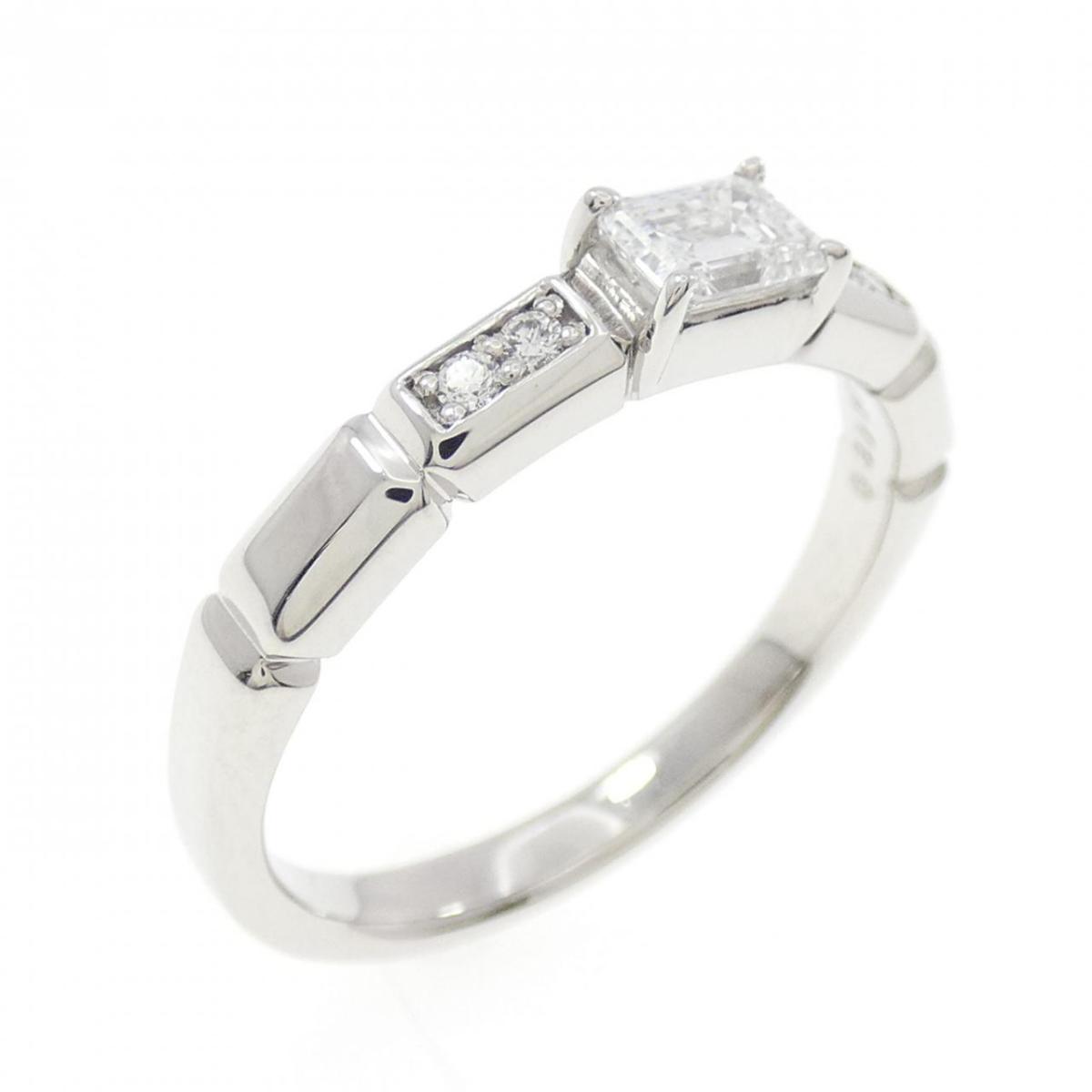 PT900 ダイヤモンド リング 0.30CT D VVS2 エメラルドカット【中古】｜KOMEHYO ONLINESTORE 店