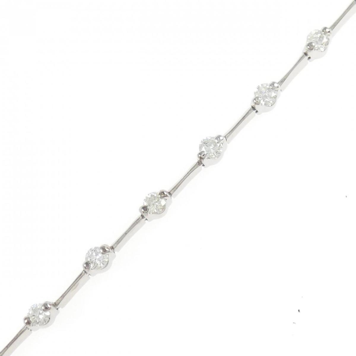 K18WG ダイヤモンド ブレスレット 1.50CT【中古】｜KOMEHYO ONLINESTORE 店