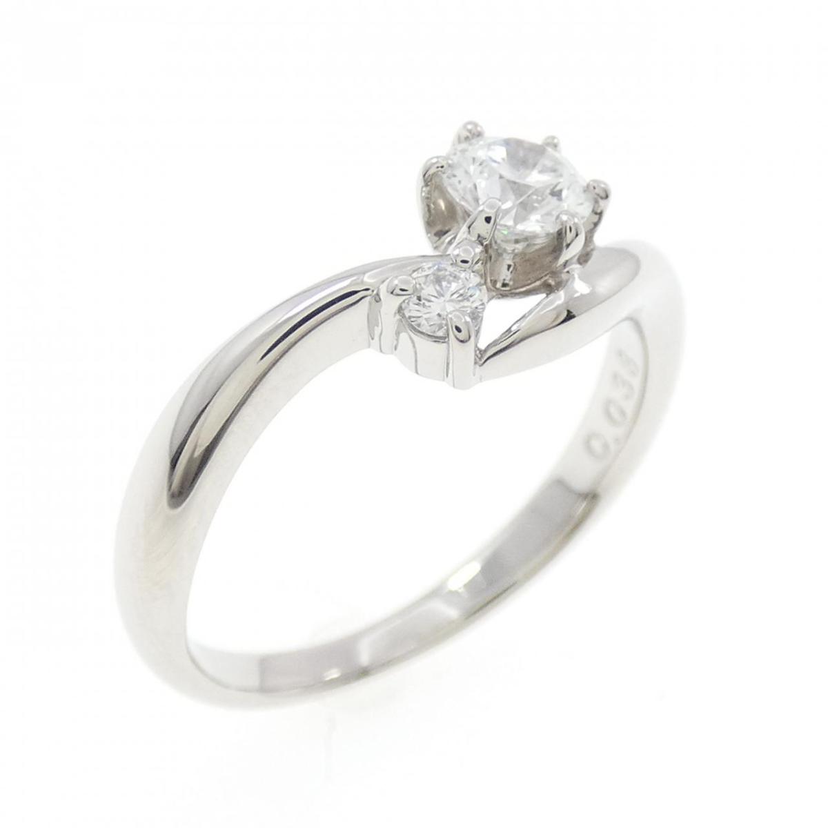 PT900 ダイヤモンド リング 0.272CT E VS2 VG【中古】