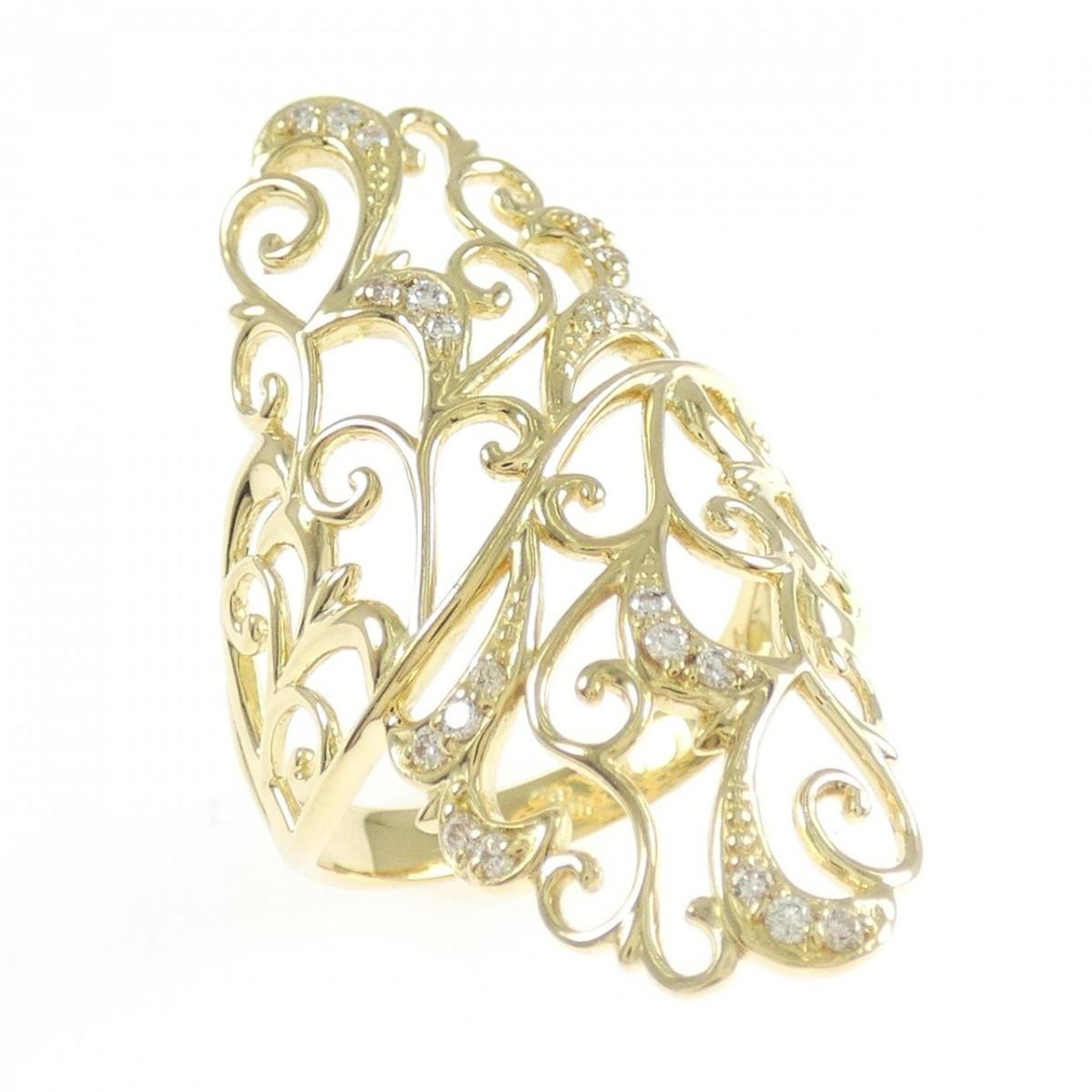 K18YG ダイヤモンド リング 0.14CT【中古】|KOMEHYO ONLINESTORE 店