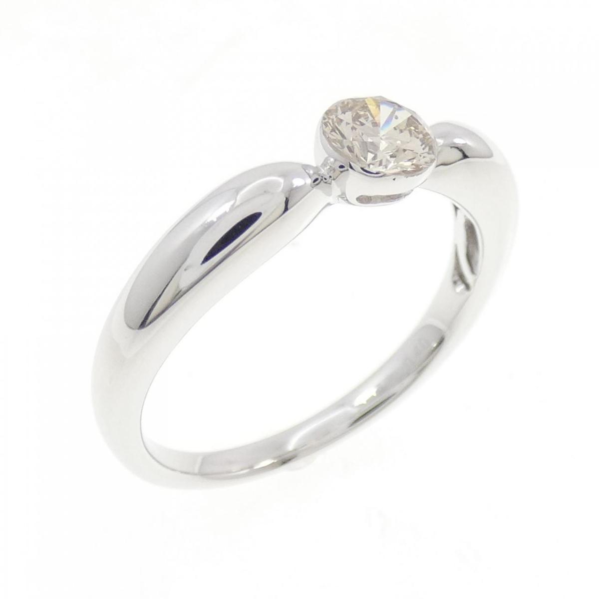 K18WG ダイヤモンド リング 0.40CT【中古】