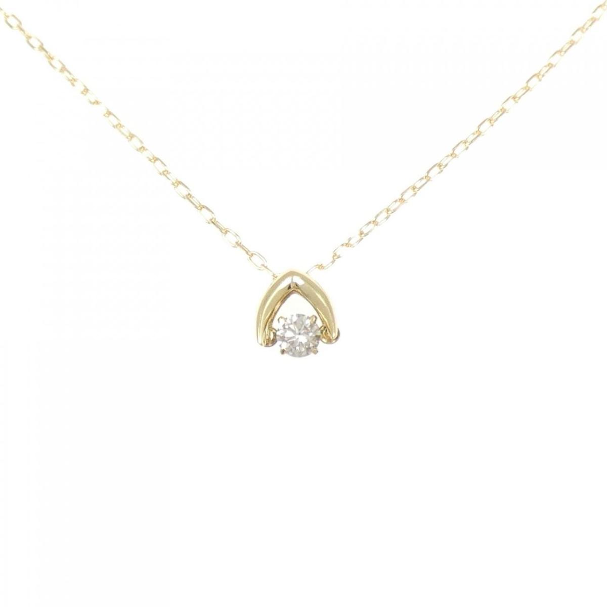 K18YG ダイヤモンド ネックレス 0.10CT【中古】｜KOMEHYO ONLINESTORE 店