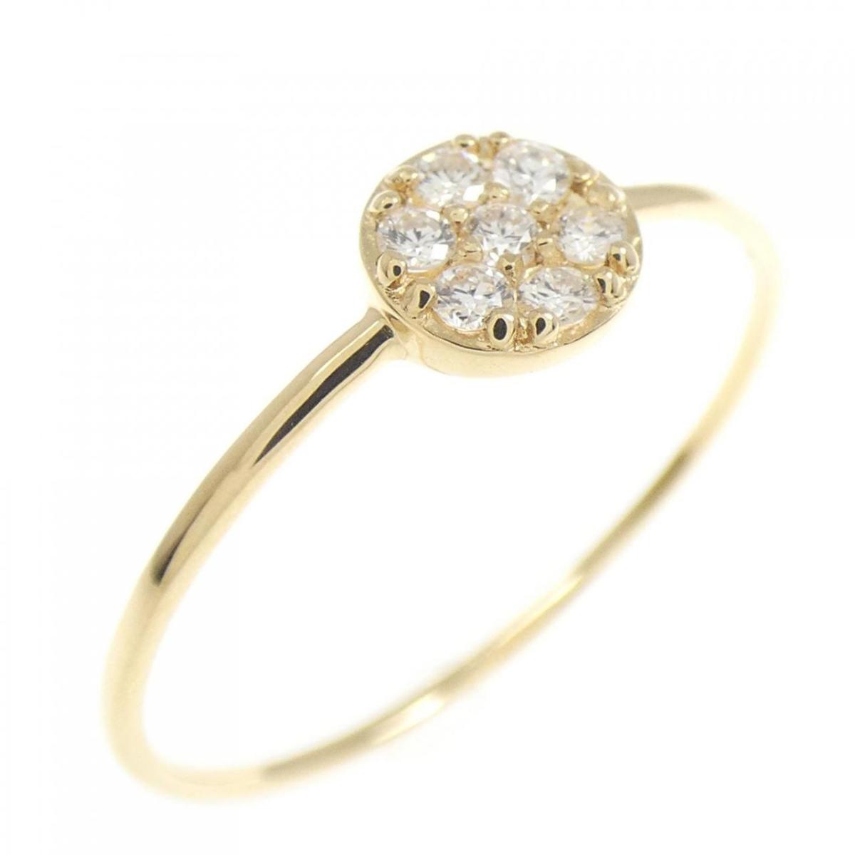 【リメイク】K18YG ダイヤモンド リング 0.10CT【中古】 31,590円