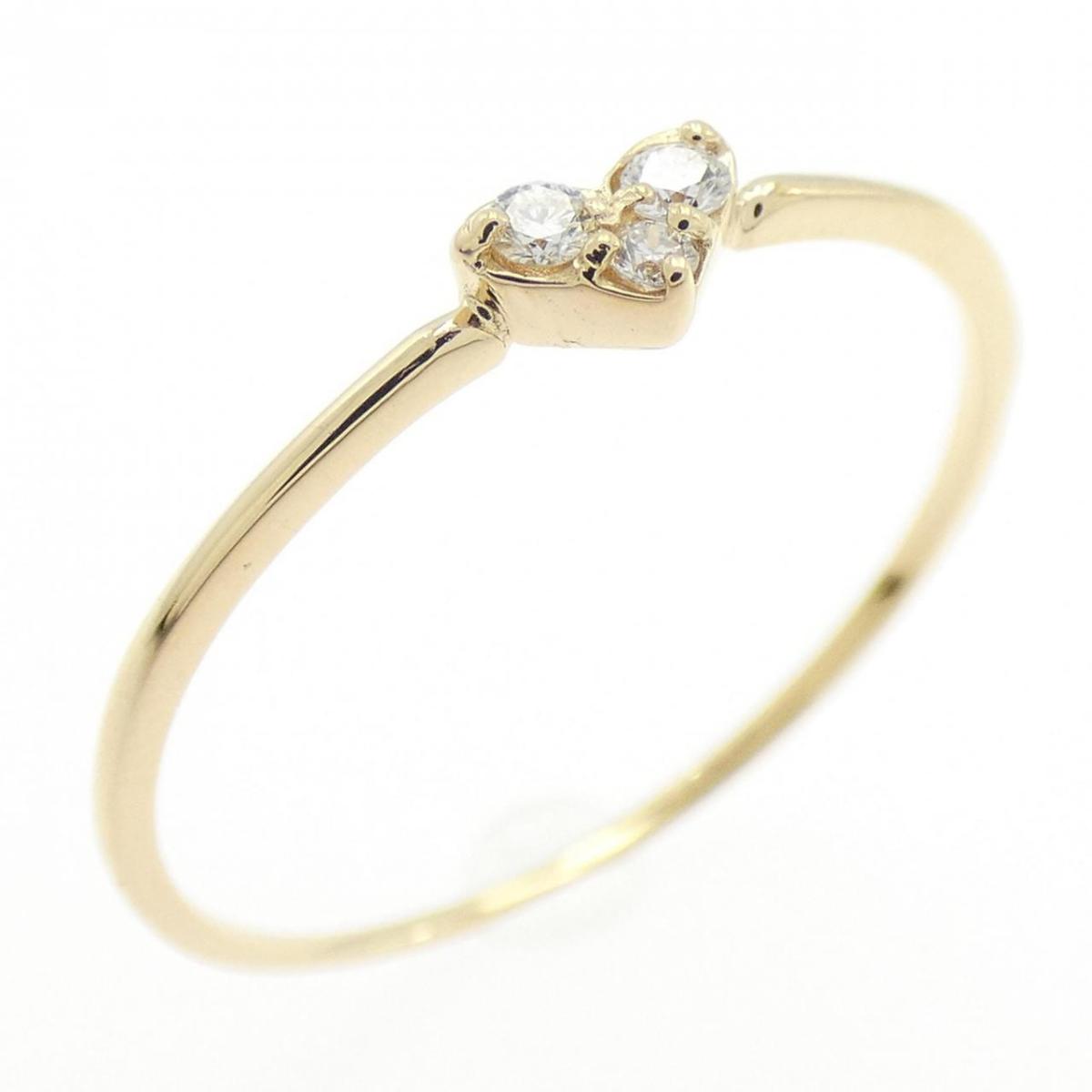 【リメイク】K18YG ハート ダイヤモンド リング 0.05CT【中古】｜KOMEHYO ONLINESTORE 店