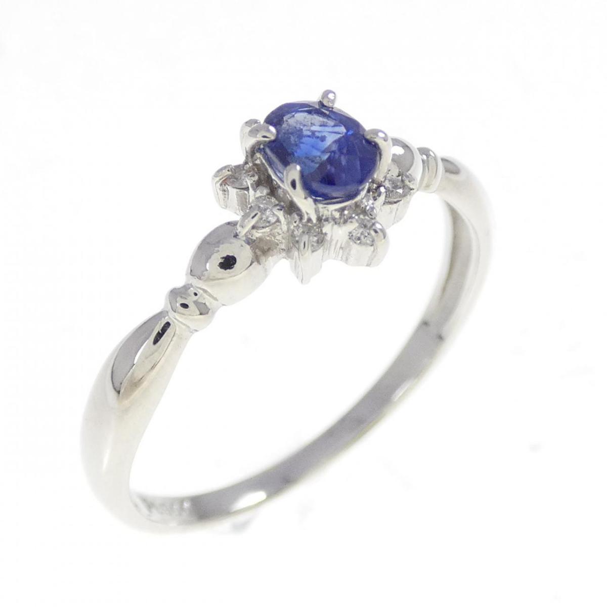 PT900 サファイヤ リング【中古】
