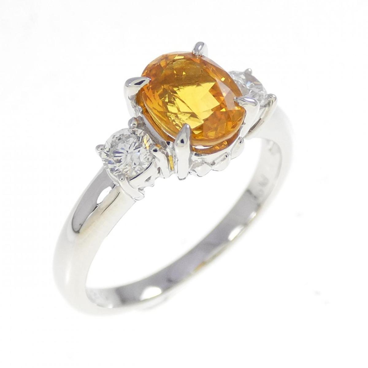 PT900 サファイヤ リング 1.41CT【中古】