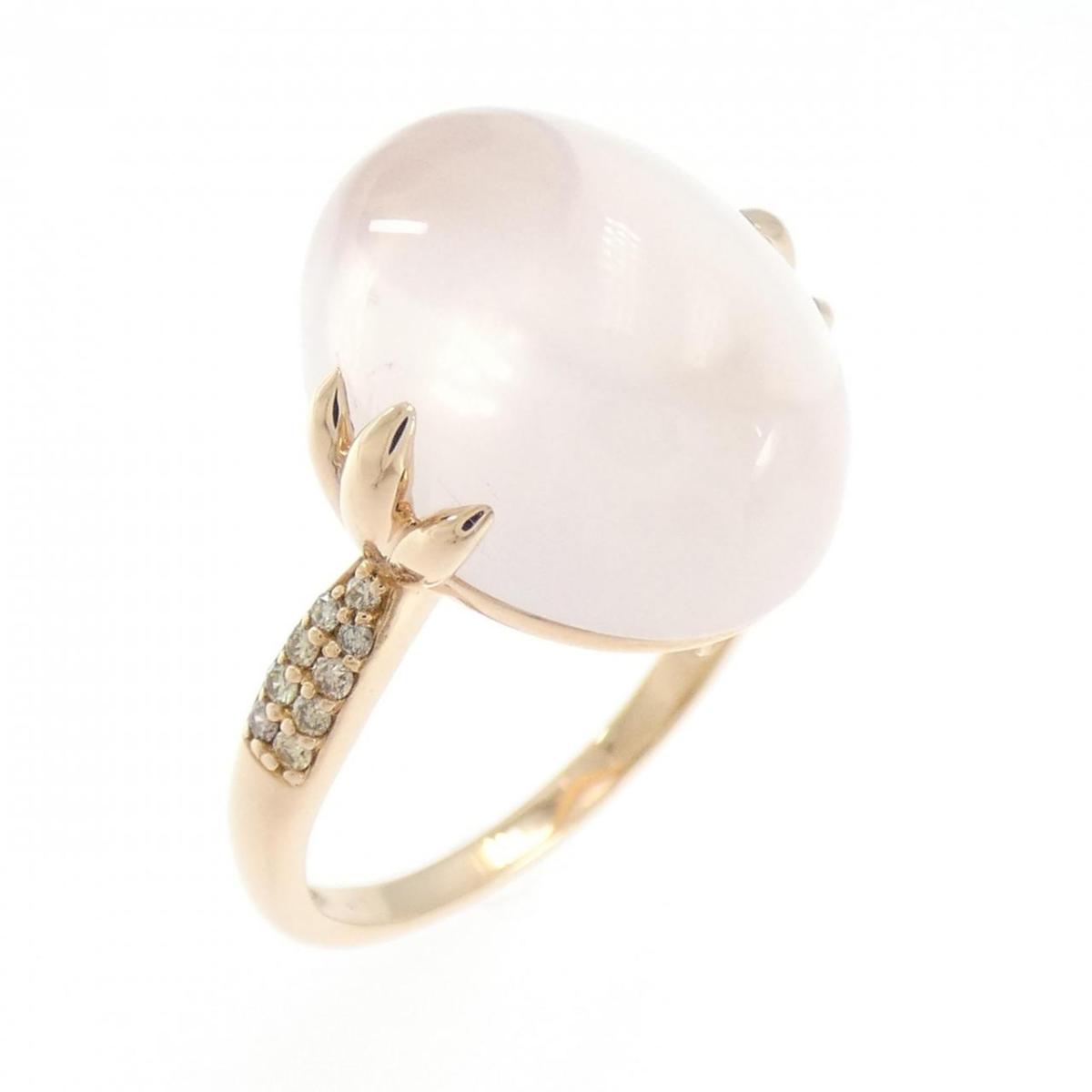ジーエスティービー ローズクオーツ リング 9.60CT【中古】