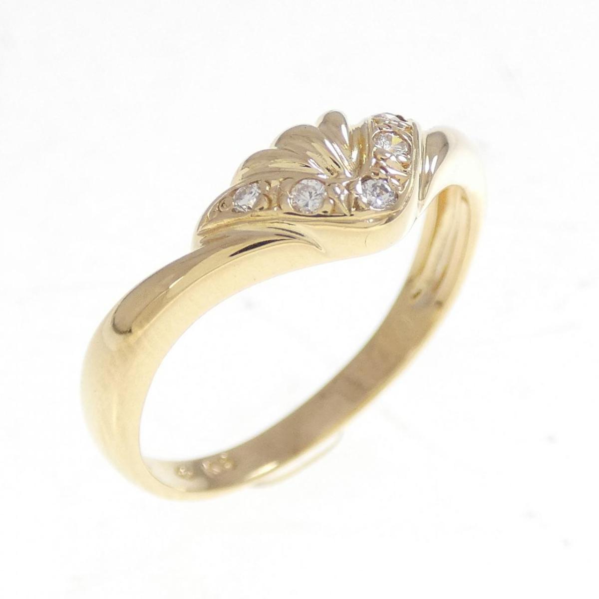K18YG ダイヤモンド リング 0.05CT【中古】