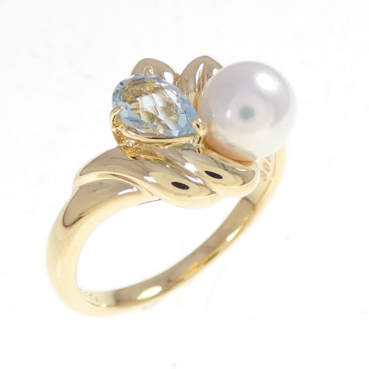 ポーラ アコヤパール リング 6.4mm【中古】