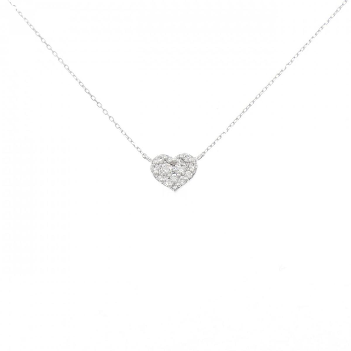 ポンテヴェキオ ハート ネックレス 0.13CT【中古】 34,840円