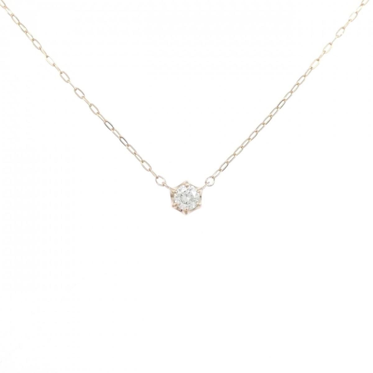 4゜C ダイヤモンド ネックレス【中古】