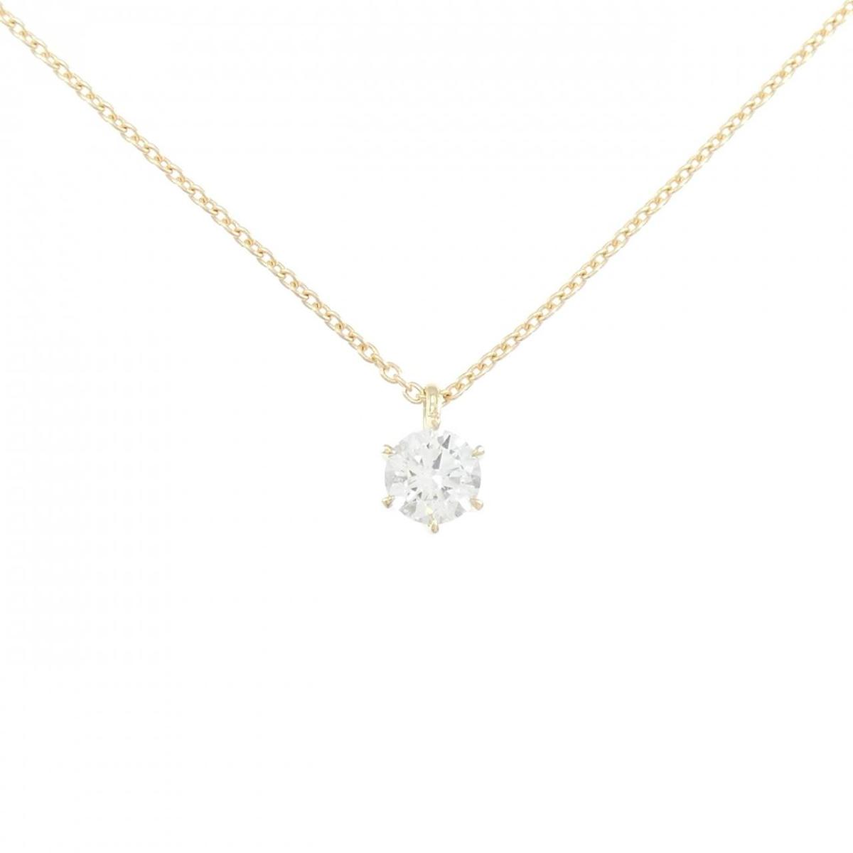 【リメイク】K18YG ダイヤモンド ネックレス 0.274CT D SI1 EXT H&C【中古】|KOMEHYO ONLINESTORE 店