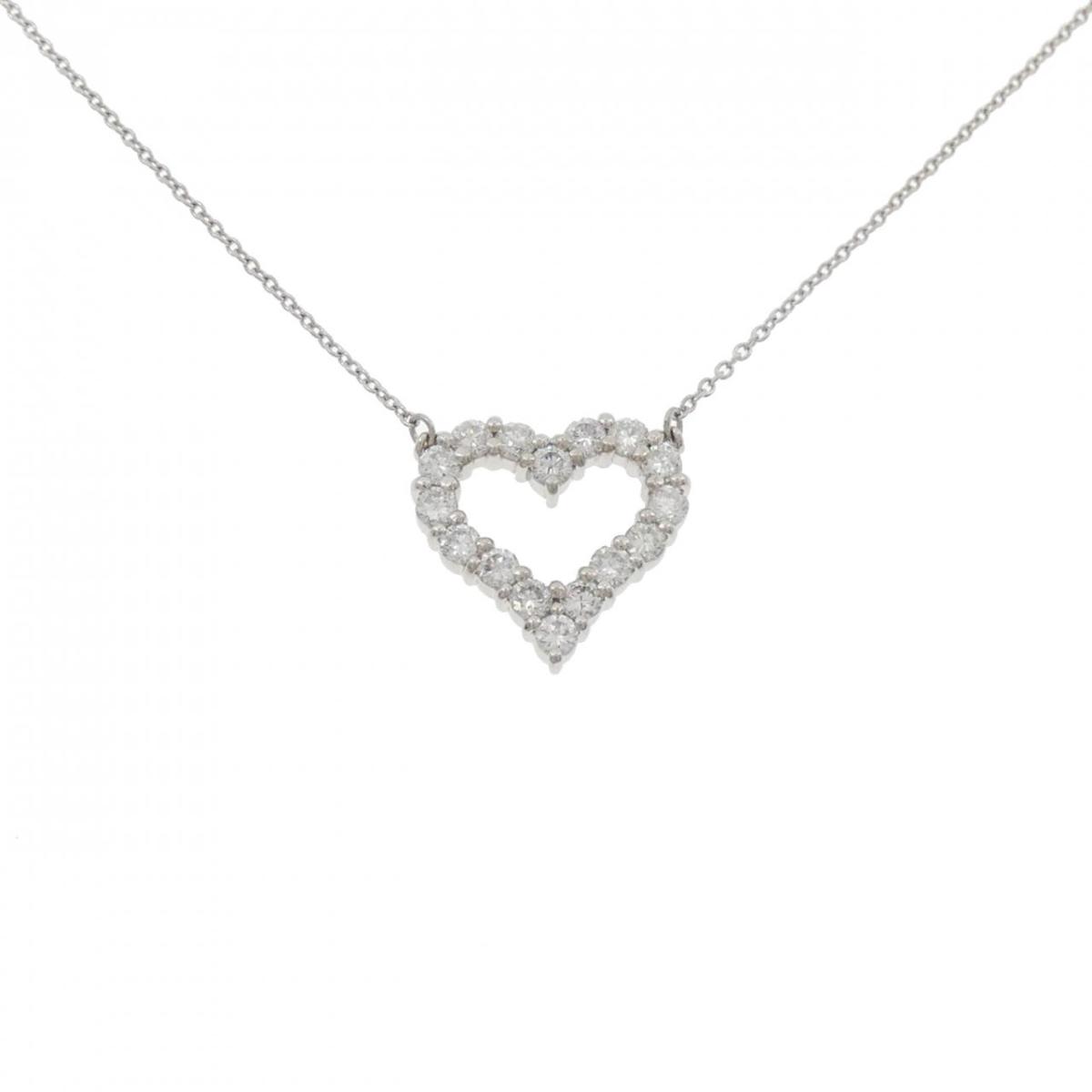 PT900/PT850 ハート ダイヤモンド ネックレス 1.00CT【中古】|KOMEHYO ONLINESTORE 店