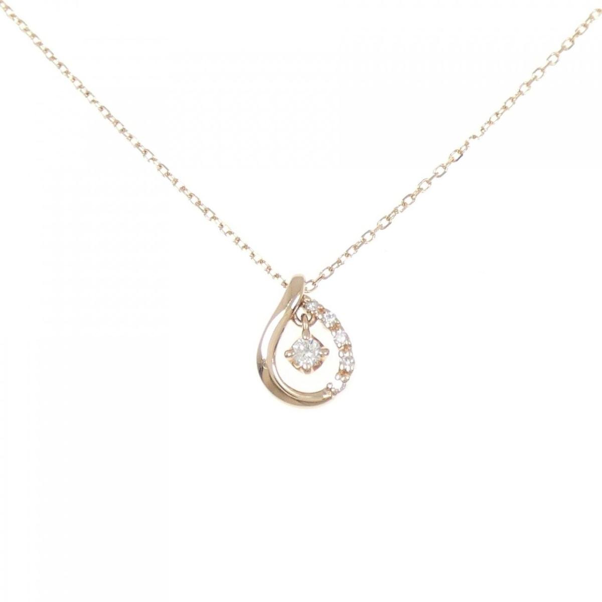 4゜C ダイヤモンド ネックレス【中古】