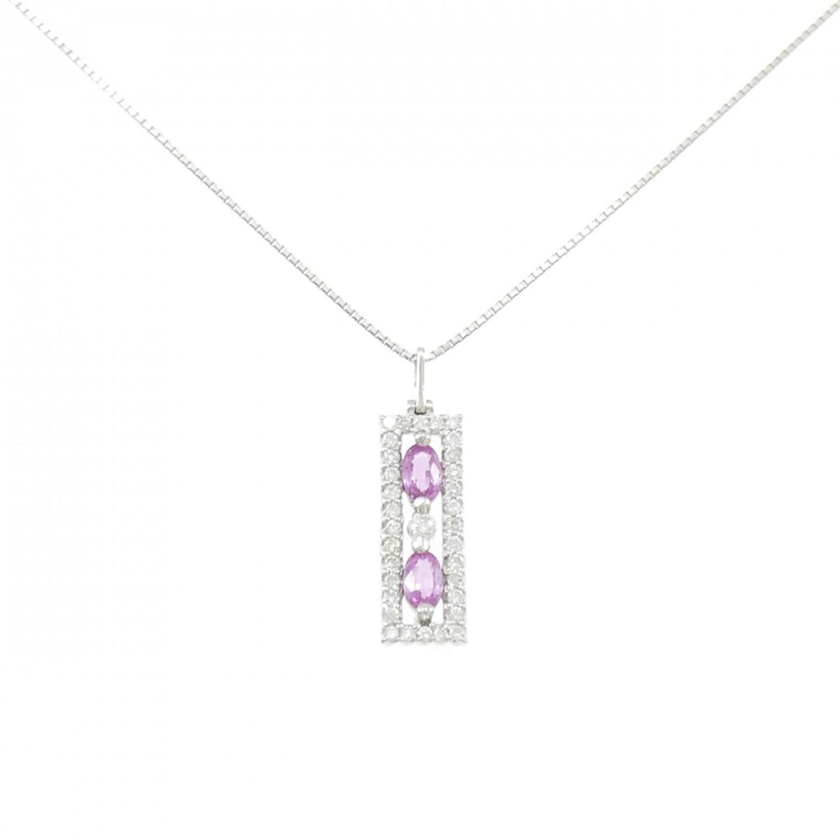 PT900/PT850 サファイヤ ネックレス 0.64CT【中古】｜KOMEHYO ONLINESTORE 店
