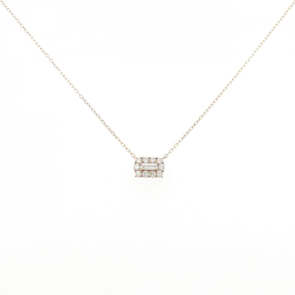 K18PG ダイヤモンド ネックレス 0.133CT【中古】|KOMEHYO ONLINESTORE 店