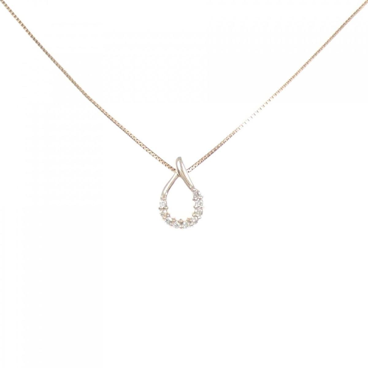K10PG ダイヤモンド ネックレス 0.045CT【中古】｜KOMEHYO ONLINESTORE 店