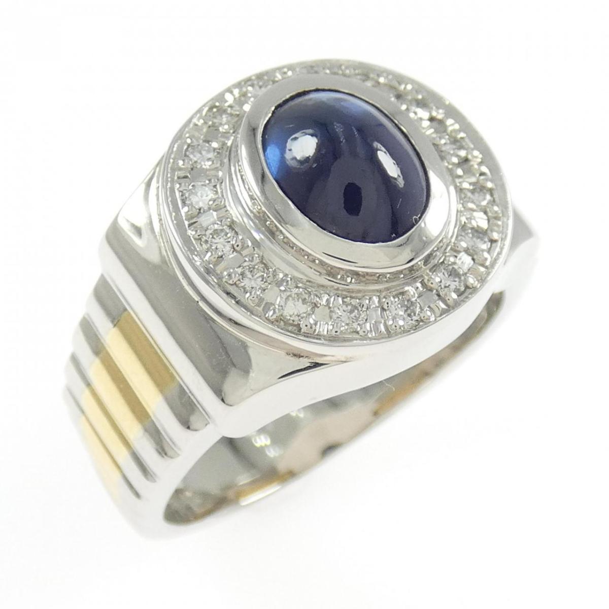 PT900/K18YG サファイヤ リング 2.39CT【中古】｜KOMEHYO ONLINESTORE 店 315,270円