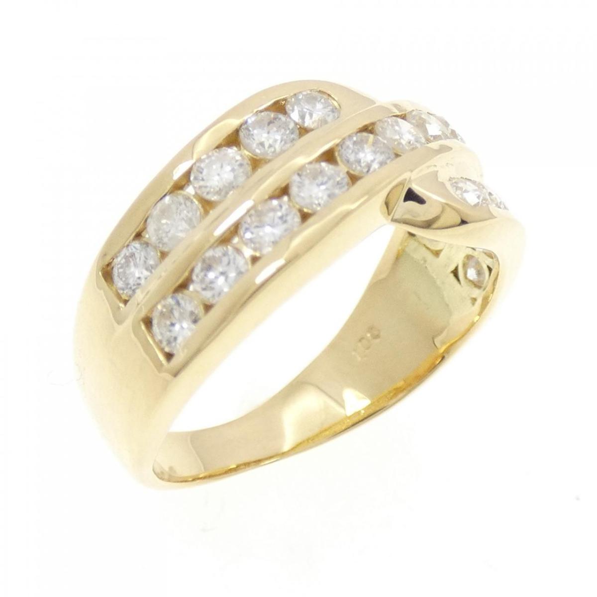 K18YG ダイヤモンド リング 1.00CT【中古】