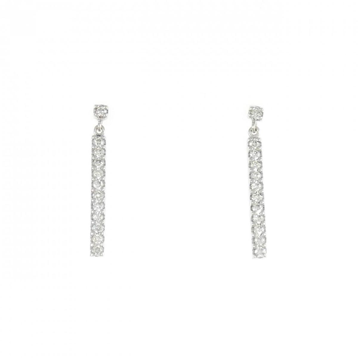 K18WG ダイヤモンド ピアス 0.30CT【中古】|KOMEHYO ONLINESTORE 店