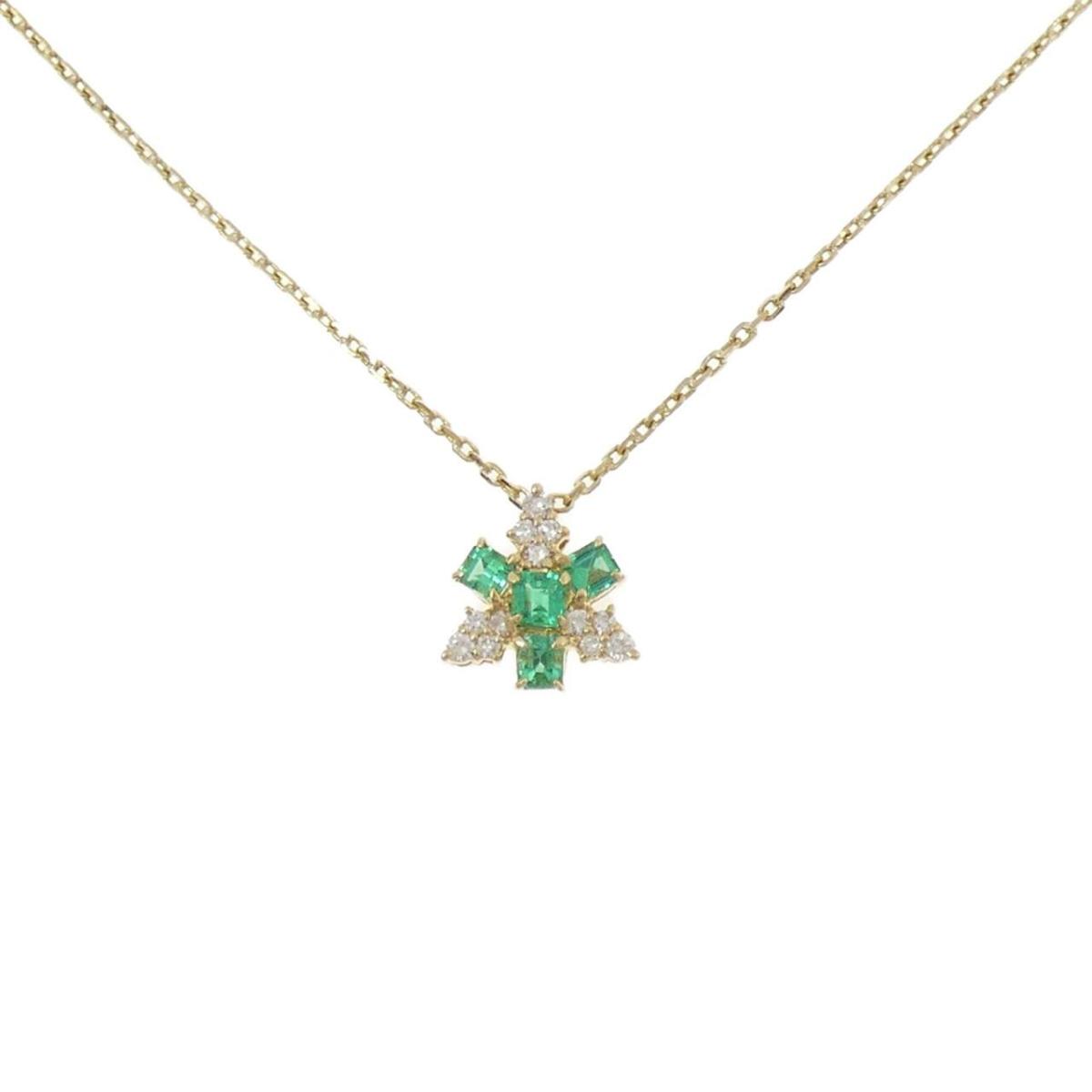 K18YG エメラルド ネックレス 0.73CT【中古】|KOMEHYO ONLINESTORE 店