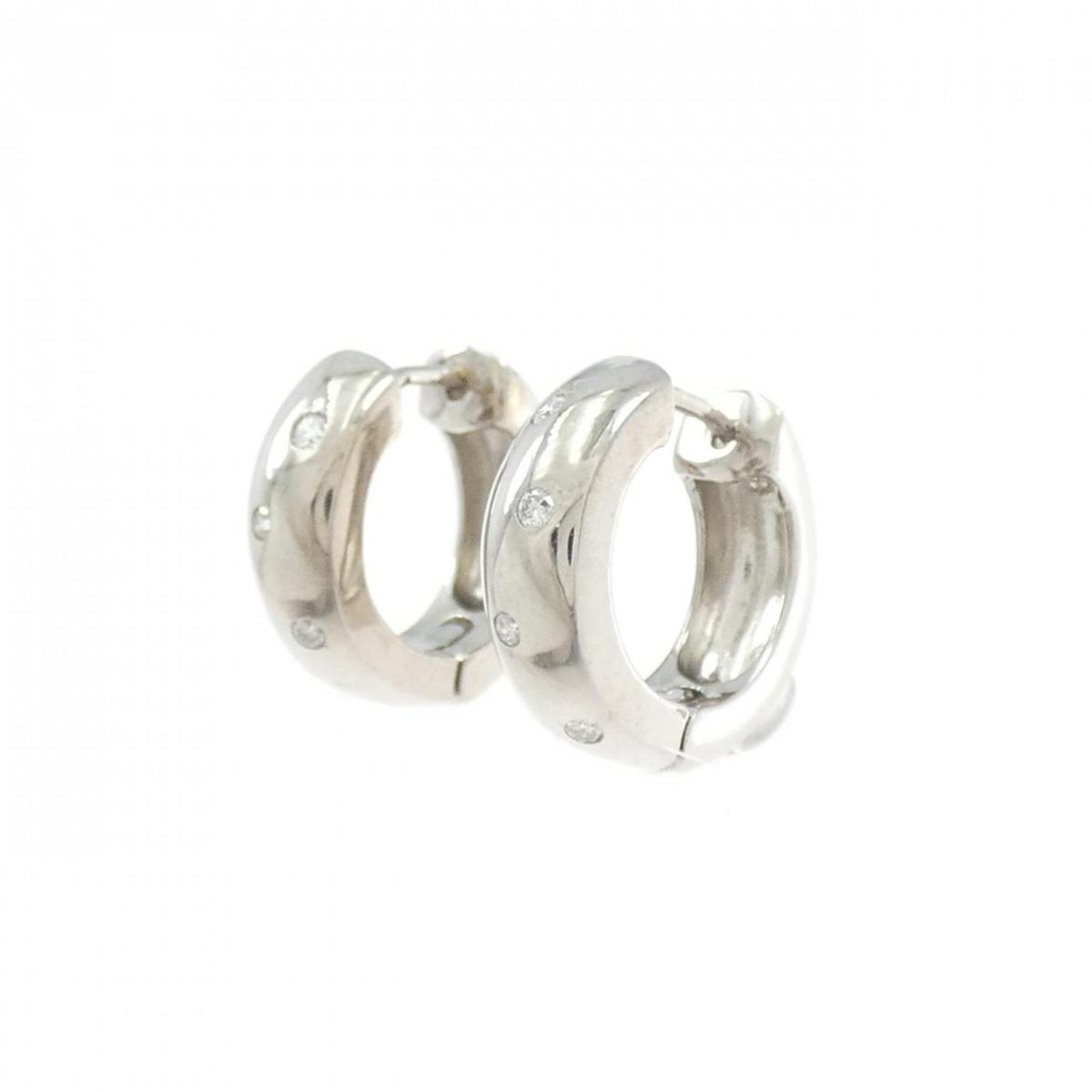 K14WG ダイヤモンド ピアス 0.08CT【中古】|KOMEHYO ONLINESTORE 店
