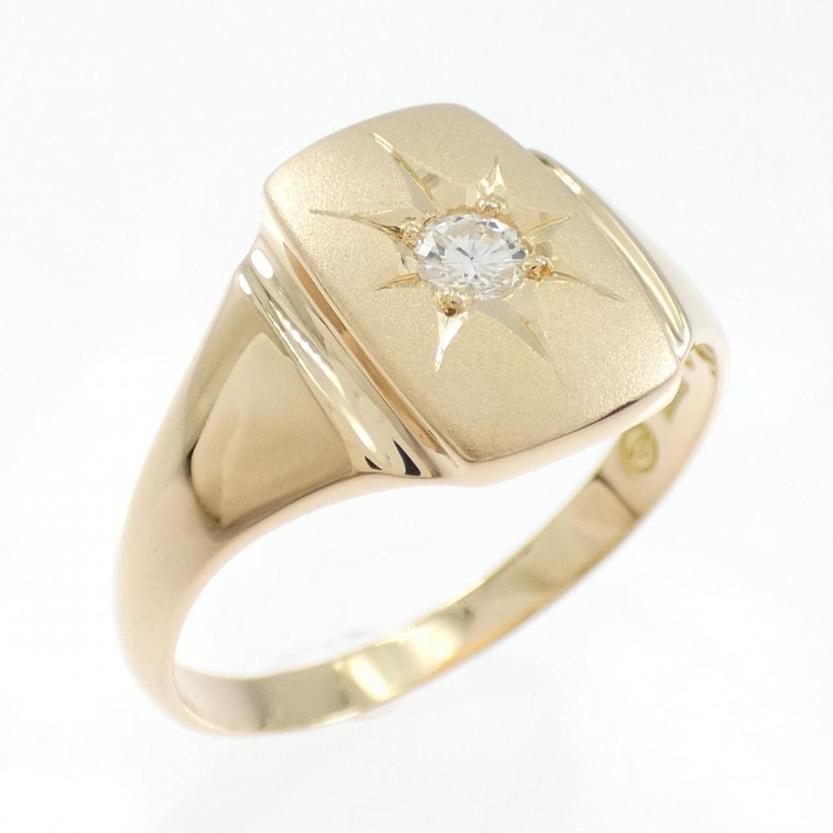 K18PG ダイヤモンド リング 0.10CT【中古】|KOMEHYO ONLINESTORE 店