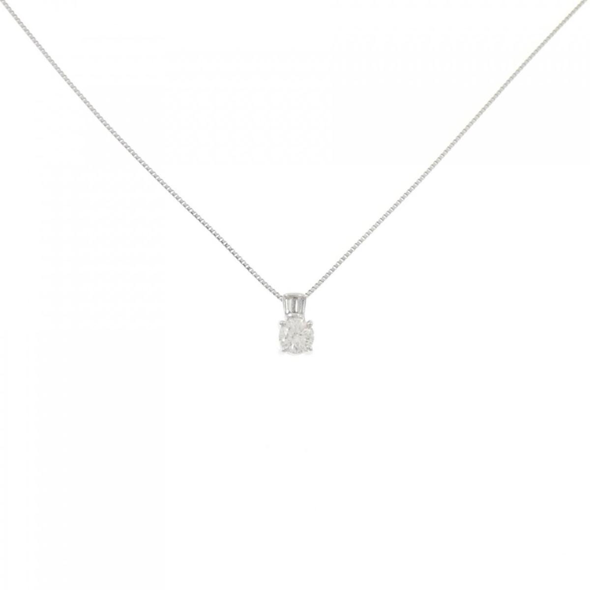 PT900/PT850 ダイヤモンド ネックレス 0.5CT【中古】