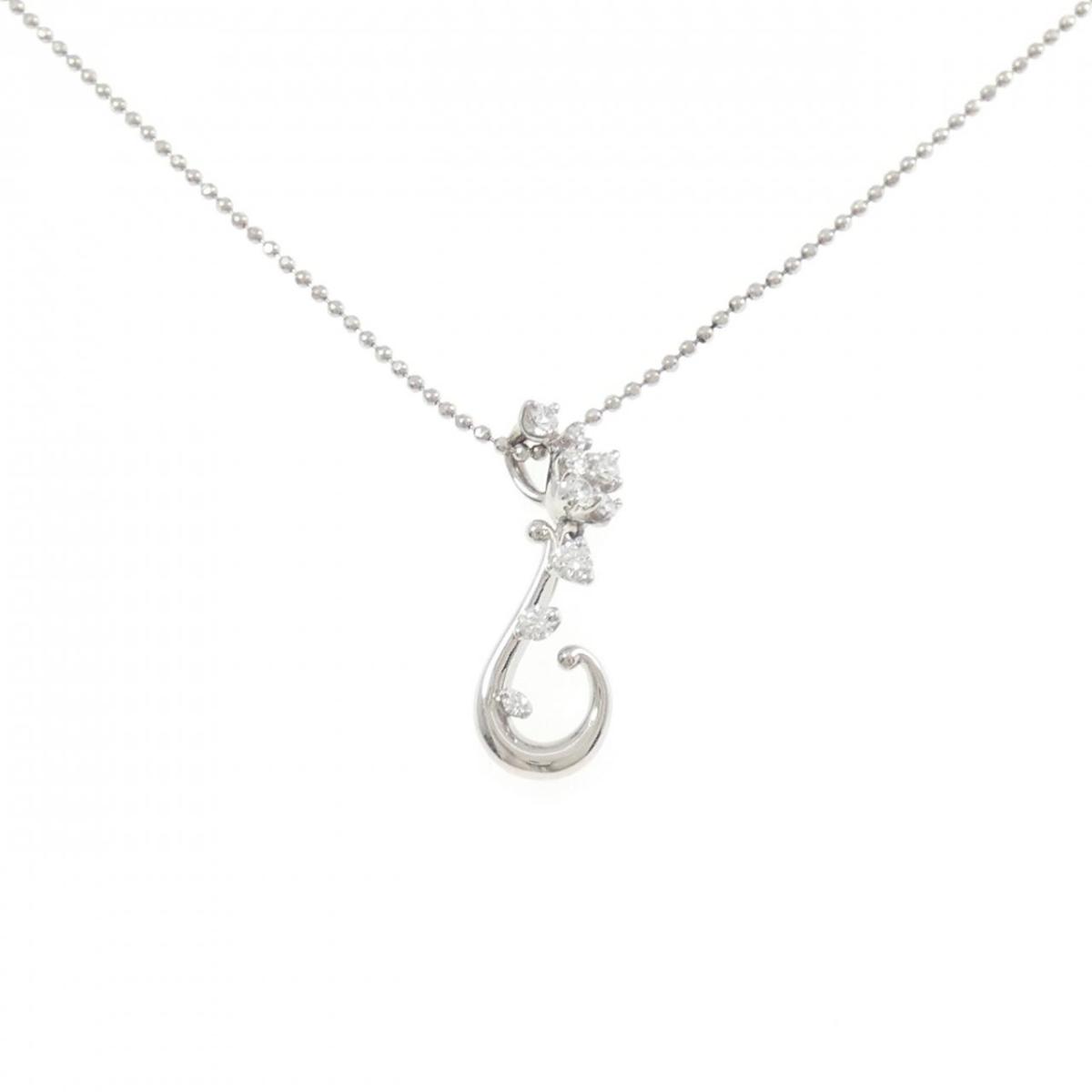 星の砂 ダイヤモンド ネックレス 0.27CT【中古】