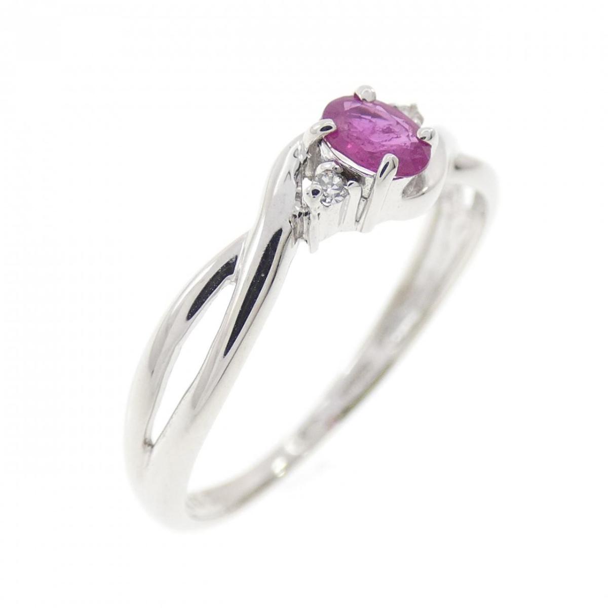 K10WG ルビー リング【中古】|KOMEHYO ONLINESTORE 店