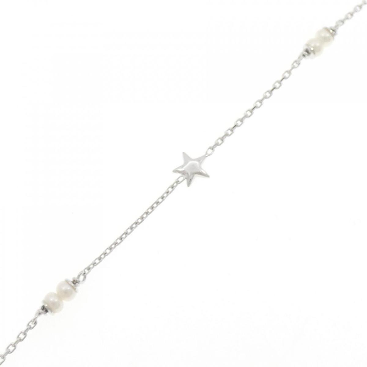 750WG スター 淡水パール ブレスレット【中古】