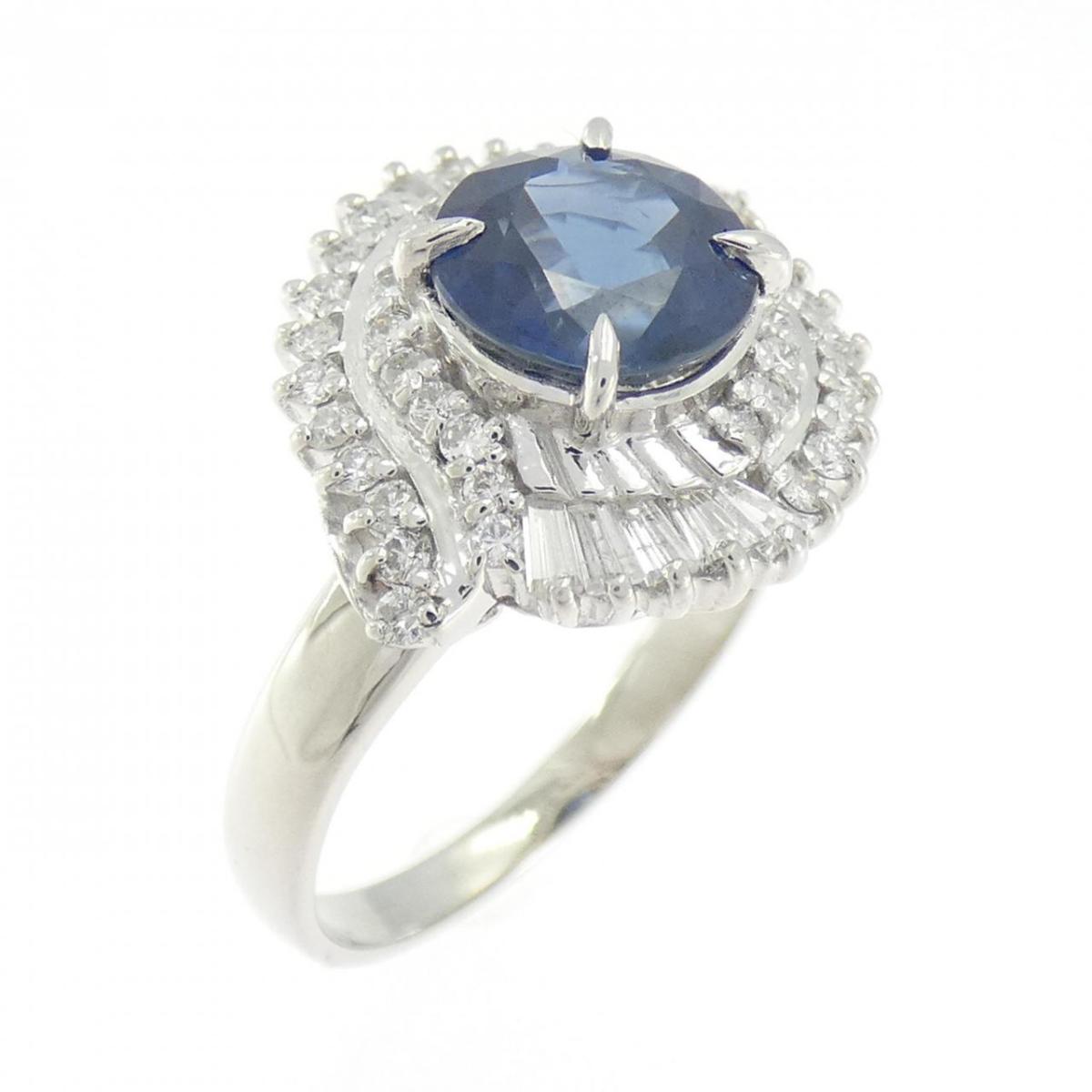 PT900 サファイヤ リング 1.94CT【中古】