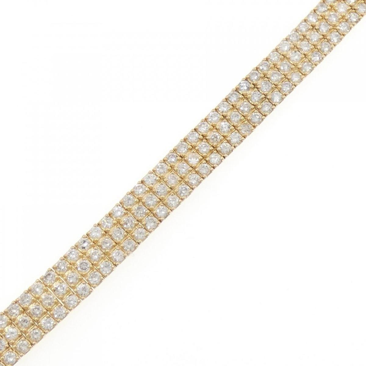 K18YG ダイヤモンド ブレスレット 6.00CT【中古】|KOMEHYO ONLINESTORE 店