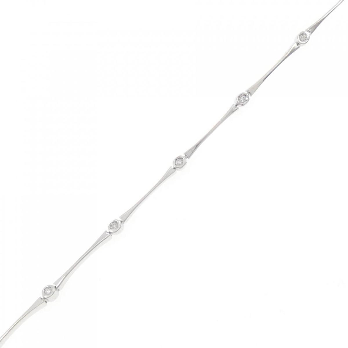 K18WG ダイヤモンド ブレスレット 0.05CT【中古】｜KOMEHYO ONLINESTORE 店