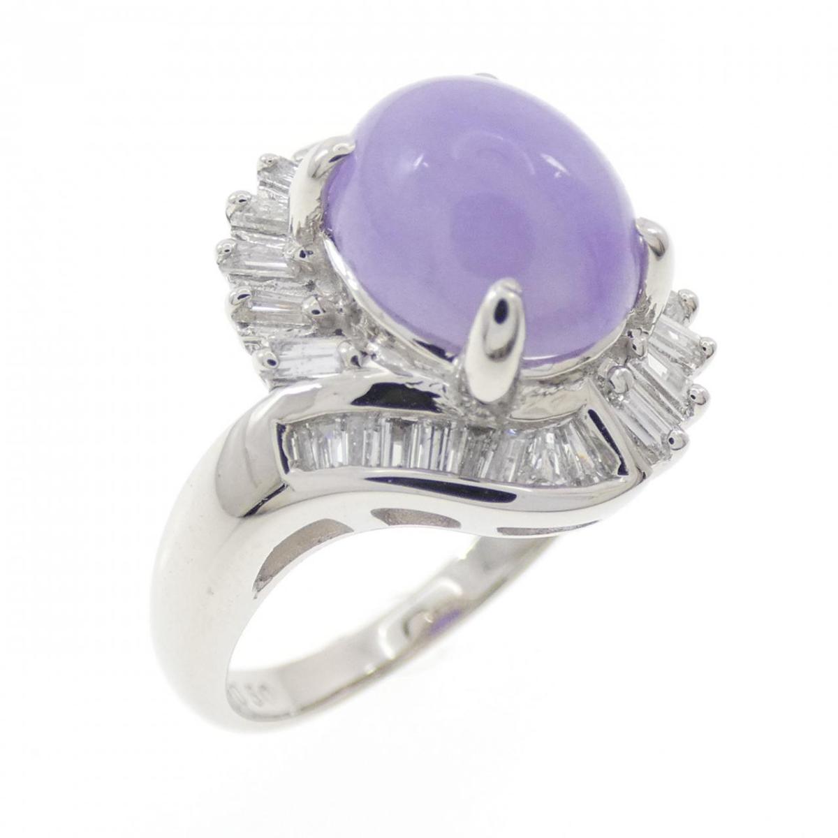 PT900 ラベンダーヒスイ リング 3.66CT【中古】|KOMEHYO ONLINESTORE 店