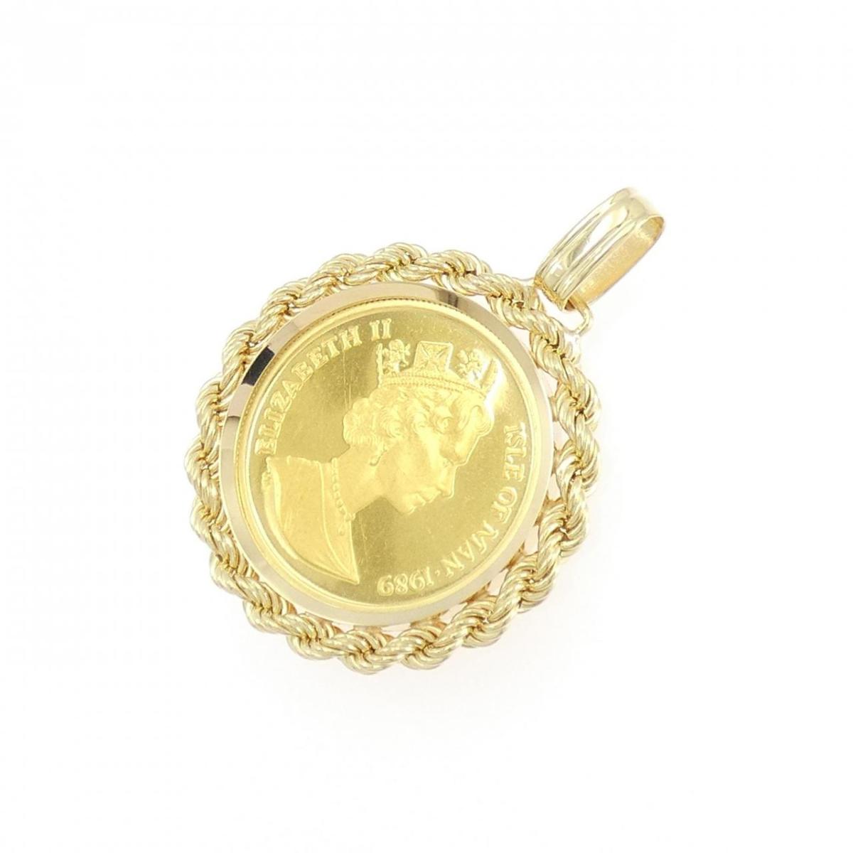 750YG(枠) コイン ペンダント【中古】｜KOMEHYO ONLINESTORE 店