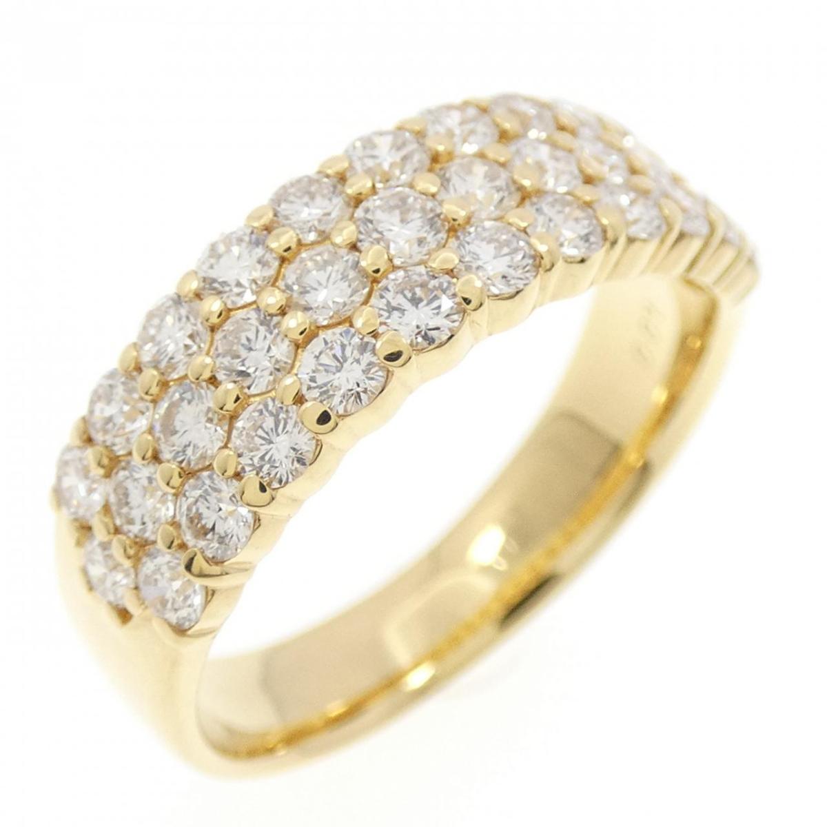 K18YG パヴェ ダイヤモンド リング 1.00CT【中古】｜KOMEHYO ONLINESTORE 店