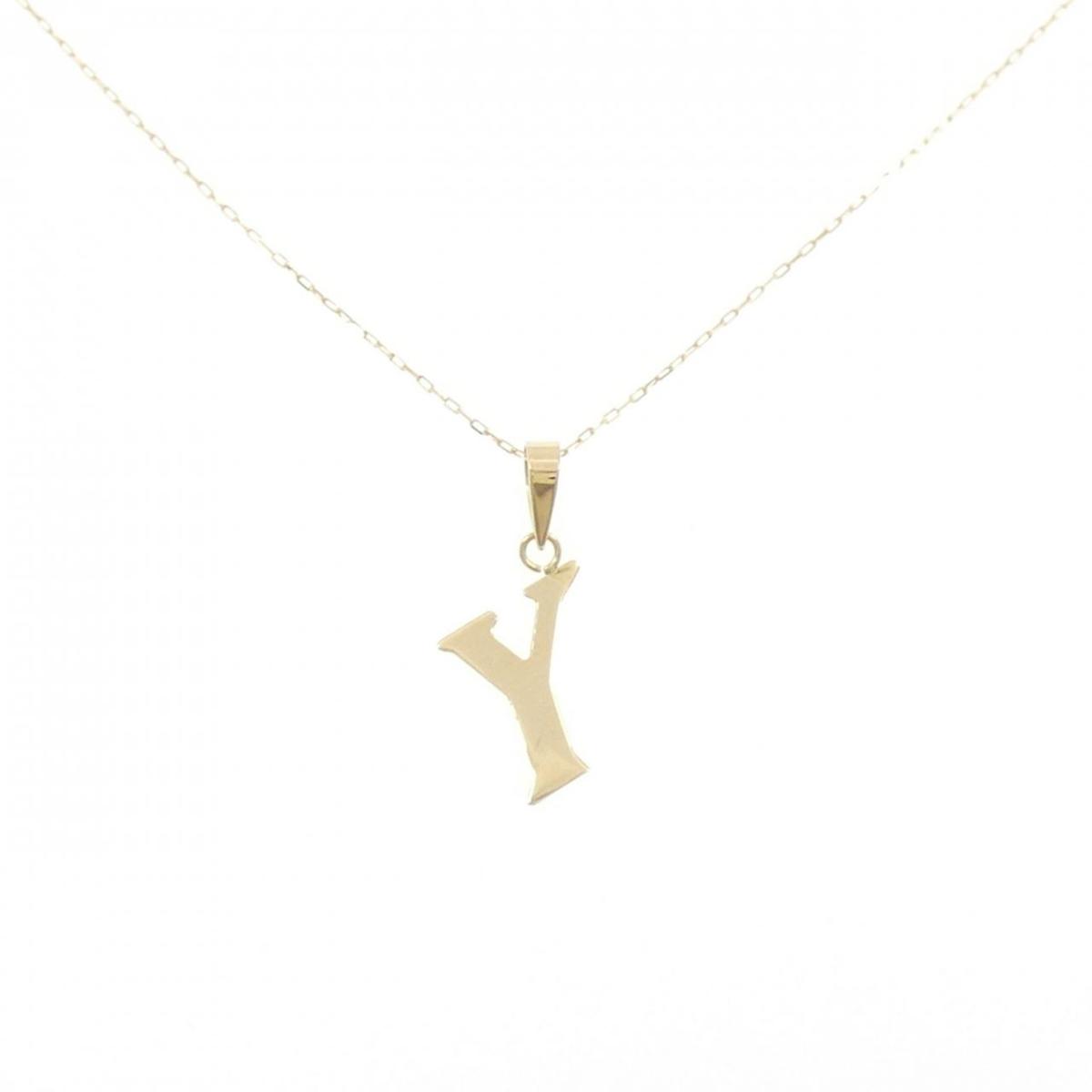 【新品】K18YG イニシャルY ネックレス【新品】 22,950円